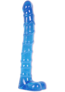 Raging Hardons 9-Inch Ballsy Blue Anal Dildo with realistic texture and design for intense anal pleasure