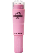 Waterproof Pocket Rocket Massager by Naughty Secret Devices, compact pink design for discreet external pleasure on the go.