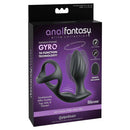 Anal Fantasy Elite Ass Gasm Gyro Milk Pro Black, dynamic anal toy with remote, multi-speed, for prostate stimulation