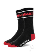 Prowler RED Master Socks Black Red featuring bold black and red design, perfect for fashion enthusiasts.