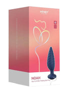 Noah App Controlled Rotating Butt Plug Blue Honey Play Box packaging featuring a stylish design and product name.