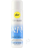 Pjur Toy Glide Personal Lubricant 100 ml bottle with water-based formula for smooth gliding and enhanced pleasure.