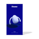 Dame Eva Couples Vibrator Ice packaging showcasing the innovative hands-free clitoral vibrator design.