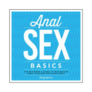 Cover of Anal Sex Basics by Carlyle Jansen, featuring a blue background and bold text.