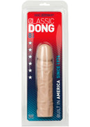 8 Inch Classic Dong in packaging, lifelike texture, built in America since 1976.