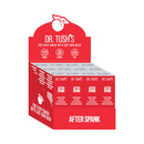 Dr Tushs After Spank 12 Pack Display showcasing soothing hydrogel for aftercare solutions in intimate play.