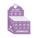 Dr Tushs After Nipple Play 12 Pack Display showcasing nipple care products for soothing and repairing sensitive nipples.