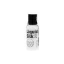 Liquid Silk Lubricant White Water Based 1.69 Oz in a compact bottle for travel and discreet use.