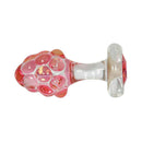 Crystal Delights Pineapple Delight Plug with Gem Pink featuring a unique pineapple shape in pink hues.