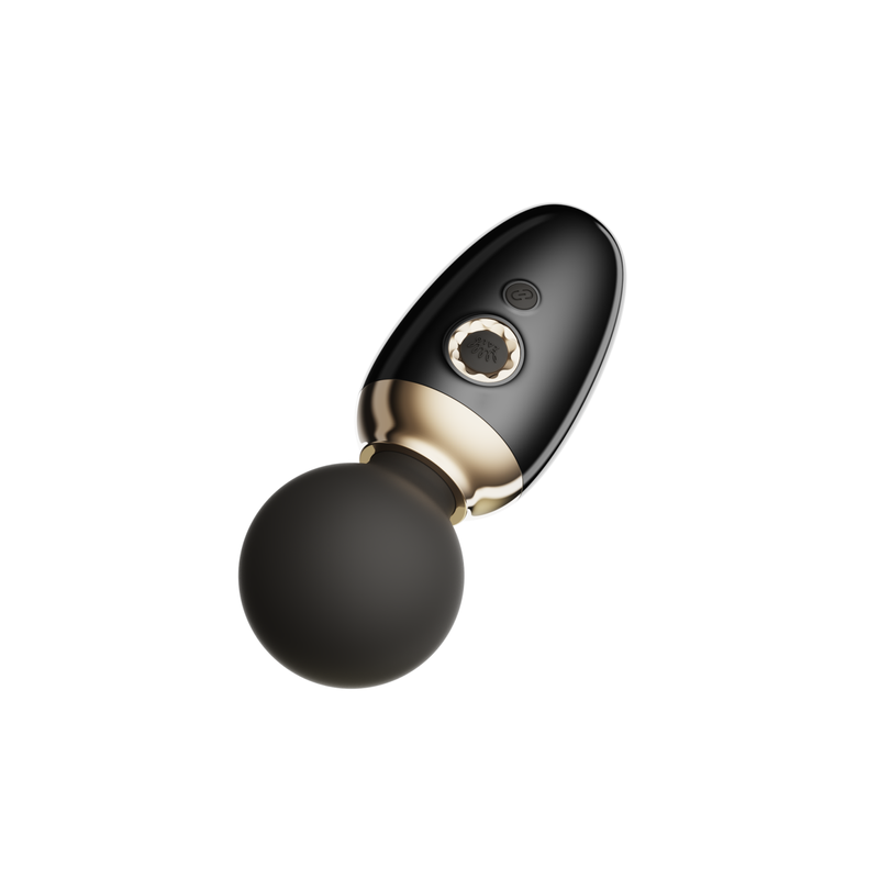 ZALO's AVA: App-Controlled Smart Wand Massager Black with DirectPower 2.0 & Heating Function