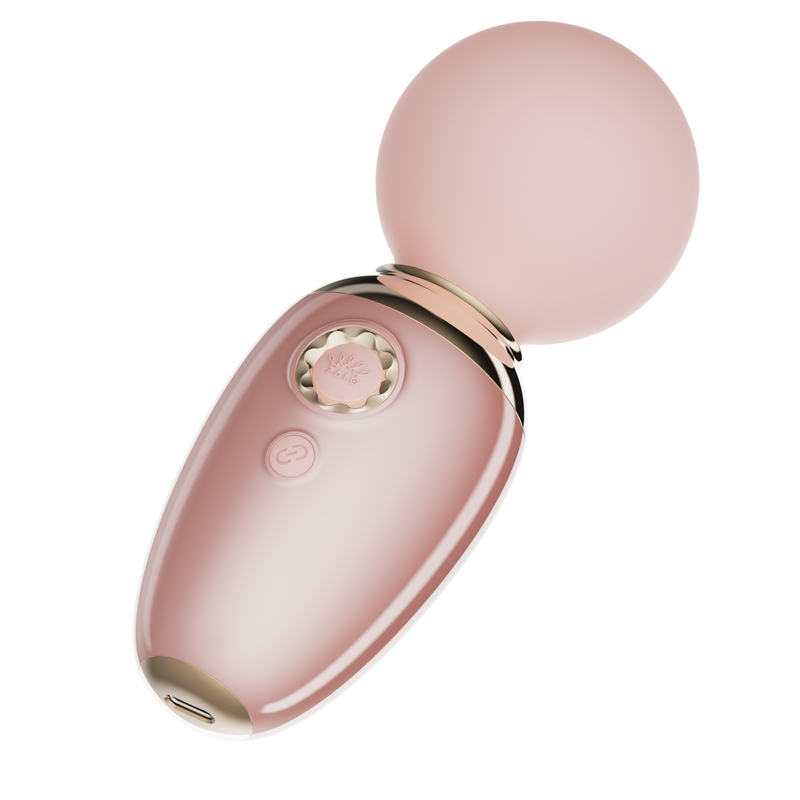 ZALO's AVA: App-Controlled Smart Wand Massager Pink with DirectPower 2.0 & Heating Function