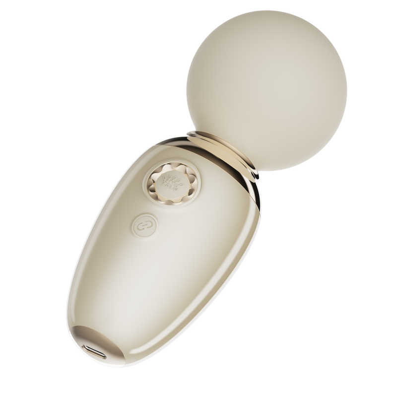 ZALO's AVA: App-Controlled Smart Wand Massager White with DirectPower 2.0 & Heating Function