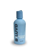B-Luvd Water-Based Lubricant 4oz bottle, premium formula for smooth and safe intimacy, free from glycerin and parabens.