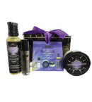 Kama Sutra Sex Magnet Blue Lotus Gift Set with pheromone fragrance, massage oil, candle in elegant keepsake tin.