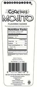 Cocktails Mojito Flavored Penis-Shaped Lollipop Nutrition Facts by Candyprints