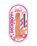 Dickboy Vibes Vanilla Lovers 6-Inch Rechargeable Bullet with Realistic Design and 10 Vibration Frequencies in Packaging