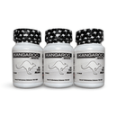 Kangaroo White Extra Strong 4000 mg – 3 Bottle Pack (36 Capsules) | Men’s Vitality & Energy Support