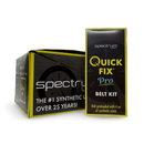 Quick Fix Pro Belt Kit with 4 oz. of synthetic urine, featuring a pre-loaded belt and packaging by Spectrum Labs.