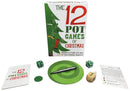 The 12 Pot Games Of Christmas set with game components and festive design for holiday fun.