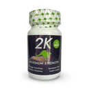 Kangaroo 2K Green maximum strength supplement bottle for men's vitality support and stamina.
