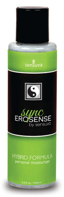 Sensuva Erosense Sync Hybrid Lubricant 4.2 oz bottle - pH balanced, long-lasting, natural intimate moisturizer