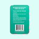 Back of Flintts Mouth Mints 2 Pack Cool Watermelon, listing ingredients and nutrition facts.