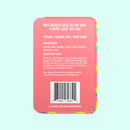 Flintts Mouth Watering Mints 2 Pack back packaging with nutritional facts and ingredients, vegan and non-GMO.