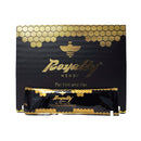 Royalty Honey 3 Pack Herbal Honey Blend for Vitality, featuring elegant packaging and single-use honey packets.