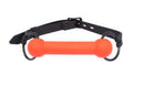 Black and orange adjustable bit gag with buckle closure from Si Novelties' Deviant Line for bondage and BDSM play