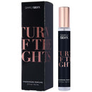 Simply Sexy Pheromone Perfume Turn Off the Lights 0.31 Fl Oz with stylish packaging and roll-on applicator.