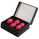 SVAKOM Nova Silicone Kegel Exercise Ben Wa Ball Set Plum Red