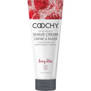 COOCHY Oh So Smooth Shave Cream Berry Bliss 7.2 Oz tube for red bump prevention.