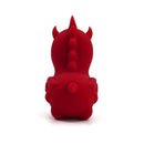 Unihorn Blaze Diablo red forked tongue vibrator for intense clitoral stimulation, featuring a cute devilish design
