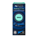 My One Snug 10 Count Latex Condoms box showing custom fit options for ultimate comfort and protection.