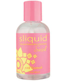 Sliquid Naturals Swirl Pink Lemonade 4.2 oz water-based lubricant bottle, glycerin and paraben free.