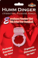 HOTT Products Humm Dinger Cock Ring Clitoral Stimulator Purple at $6.99