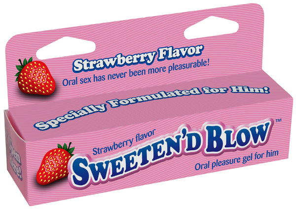 Little Genie Sweeten'D Blow Strawberry Oral Pleasure For Him at $9.99