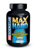 Max Hard Male Vitality Capsules 30 Count, herbal supplement for energy, stamina, and male enhancement.