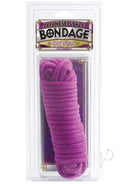 Purple Japanese Cotton Bondage Rope 32 Feet in packaging for soft and versatile bondage play.