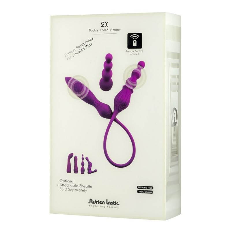 Adrien Lastic Adrien Lastic 2X Double Ended Vibrator with Remote Control at $119.99