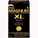 Trojan Magnum XL Condoms 12 Pack Extra Large Lubricated - Superior Comfort and Protection