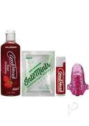 GoodHead Kit For Her in Sweet Strawberry with lip balm, intimate mints, and pleasure-enhancing accessories