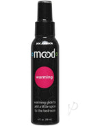 Mood Warming Lube 4oz bottle - thick warming lubricant by Doc Johnson for enhanced sensual pleasure.