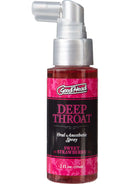 GoodHead Throat Spray Strawberry flavor 2 oz bottle for deep oral pleasure and comfort