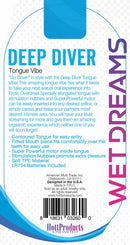 HOTT Products Tongue Star Deep Diver Blue Vibrating Tongue with Motor at $12.99