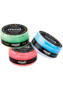 MOOD Arousal Gels 3-Pack featuring Warm, Tingle, and Intensify gels in 2 oz. containers to enhance intimate moments.