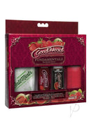 GoodHead Fundamentals Kit packaging featuring oral pleasure products for an unforgettable experience