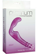 Doc Johnson Platinum Gal Pal Purple strapless strap-on packaging
