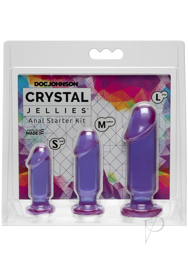 Crystal Jellies Anal Starter Kit Purple-0
