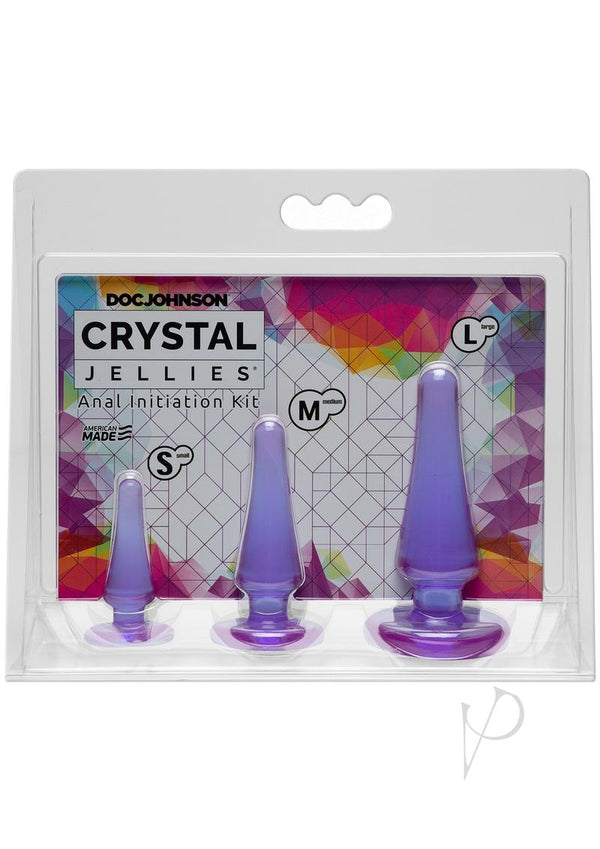 Crystal Jellies Anal Initiation Kit Purp-0